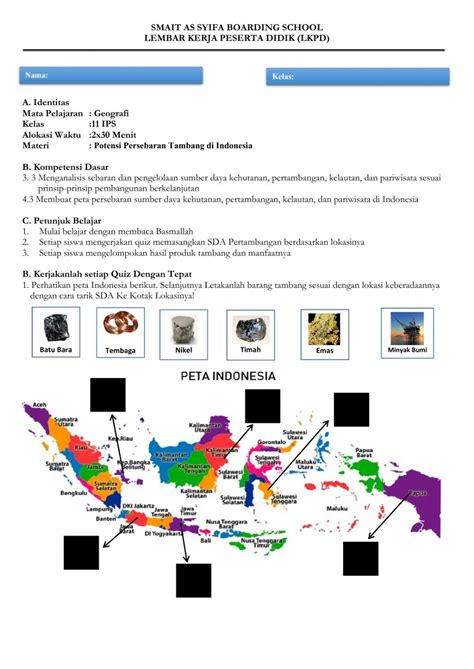 Peta Persebaran Barang Tambang Di Indonesia Berbagi Informasi The