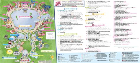 Epcot Map Walt Disney World