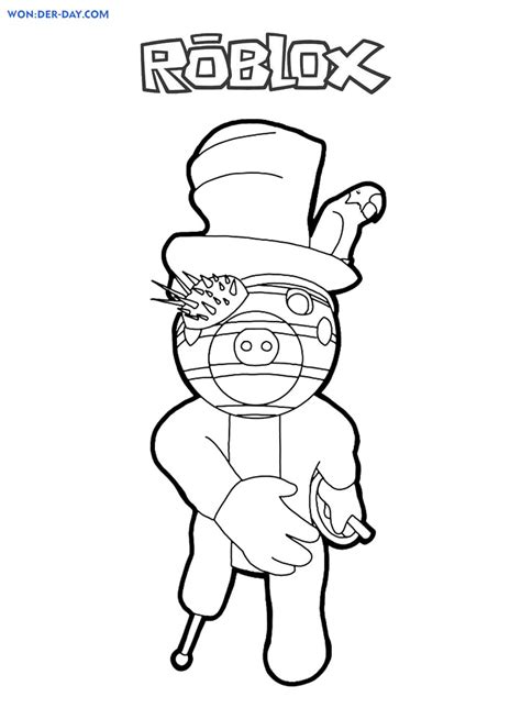 Piggy Roblox Coloring Pages Wonder Day — Coloring Pages For Children