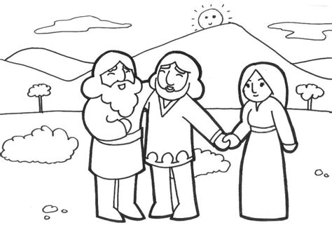 Even though he now lived far away, he was still lot's uncle! Abraham And Lot Coloring Page at GetColorings.com | Free ...