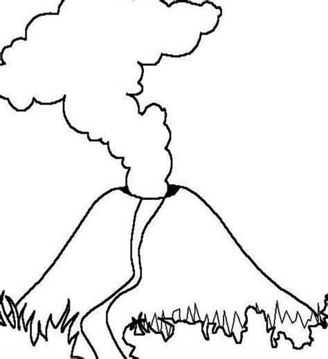 Coloriages Volcan Nature Dessins à Colorier Coloriages à Imprimer