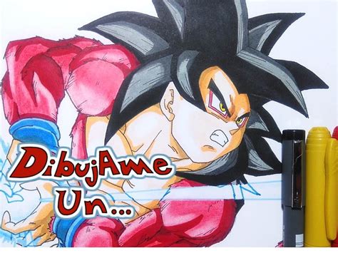 Como Dibujar A GOKU SSj4 Kame Hame Ha How To Draw GOKU SSj4 Kame Hame