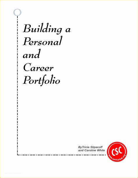 Career Portfolio Template Free Of 10 Professional Portfolio Cover Page