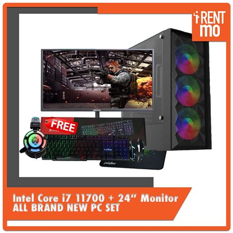 Intel Core I7 11th Gen Pc Package With 24 Monitor Buy Rent Pay In