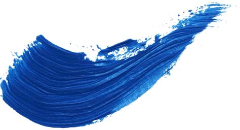 22 Blue Paint Brush Stroke PNG Transparent OnlyGFX