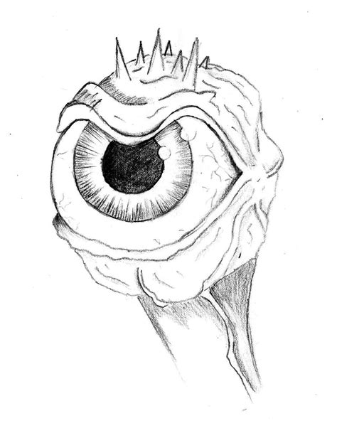 The Evil Eye Demon Drawings Drawings Easy Drawings