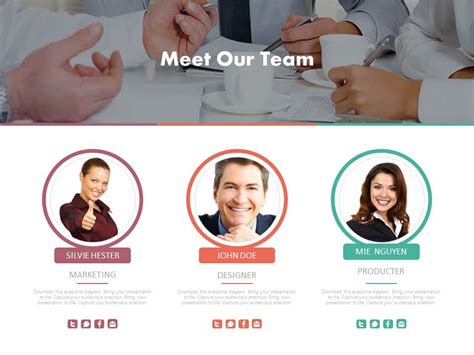 Meet Our Team Infographics Diagram Powerpoint Slides Powerpoint Slide