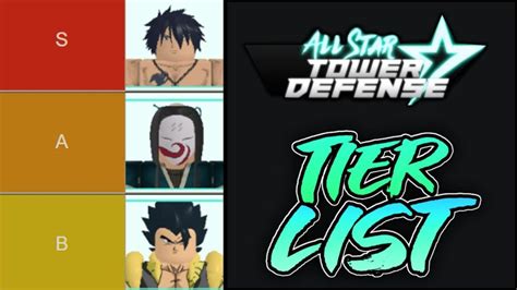 Roblox All Star Tower Defense Tier List Esportslatest