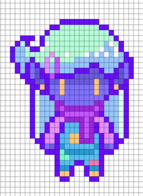 Rococo Omori In Pixel Art Pattern Pixel Art Pattern Art