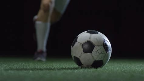 Closeup Of Soccer Ball Shoot Professional Stock Footage Sbv 322980963