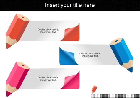 Colorful Pencils Powerpoint Free Colorful Pencils Powerpoint Templates