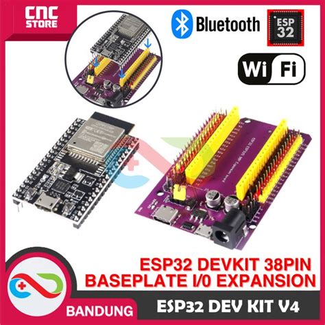 Jual Esp32 Esp 32 Devkitc V4 Wroom 32d Wifi Bluetooth Development Board