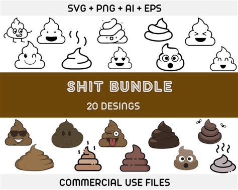 Craft Supplies Toolsclip Art Image Filescute Poop Svgtoiletshirt