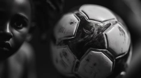 Premium Ai Image Closeup Shot Of A Soccer Ball