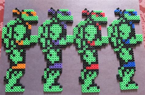 Teenage Mutant Ninja Turtles Perler Bead Patterns