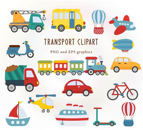 Transport Clipart Transport Png Etsy