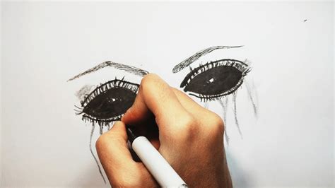 How To Draw Demonic Eyes Inspired By Brands Youtube