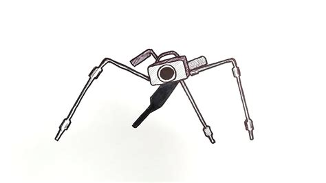 Skibidi Toilet How To Draw A Spider Camera Youtube