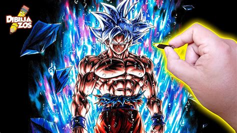 COMO DIBUJAR A GOKU ULTRA INSTINTO DOMINADO BIEN EXPLICADO YouTube