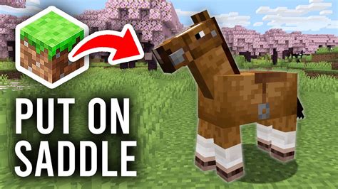 How To Put Saddle On Horse In Minecraft Full Guide Youtube