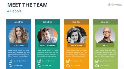 Meet The Team Slide Template