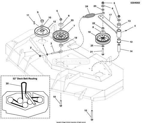 Snapper 5901400 550zkav2452 52 24hp Ztr 550z Series Parts Diagram