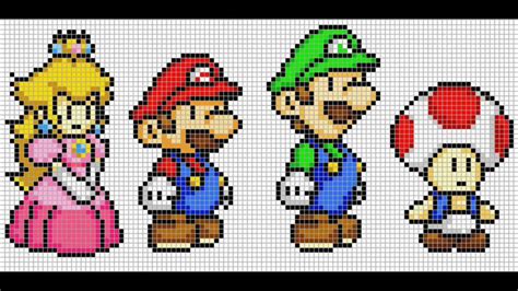 Pixel Art Mario Youtube