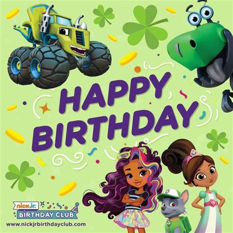 Nick Jr Birthday Club