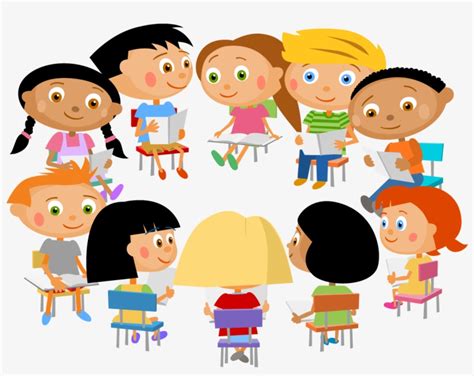 Image Royalty Free Stock Circle Clipart Child Class Meeting Clip Art