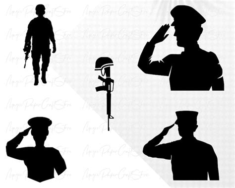 120 Military Svg Bundle Soldier Svg Army Svg Military Etsy Uk