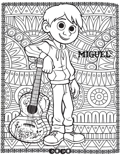 Pixar Disney Coloring Pages