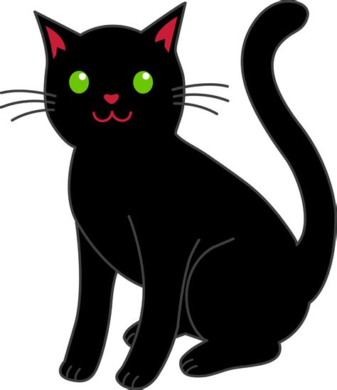 Black Cat Pictures Cartoon