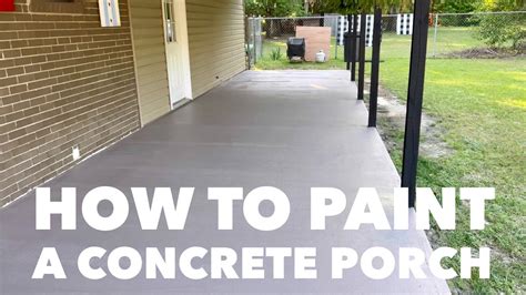 Front Porch Concrete Floor Paint Ideas