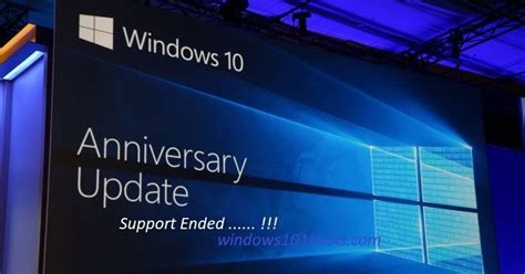 Microsoft Ended Support For Windows 10 Version 1607 By Windows 11 And