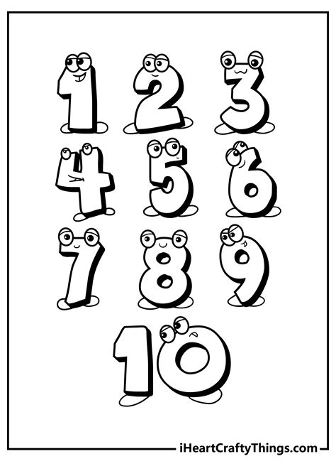 Number 1 Coloring Pages For Preschoolers Coloring Pages