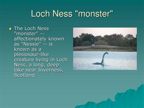 Ppt Loch Ness Monster Powerpoint Presentation Free Download Id5473262