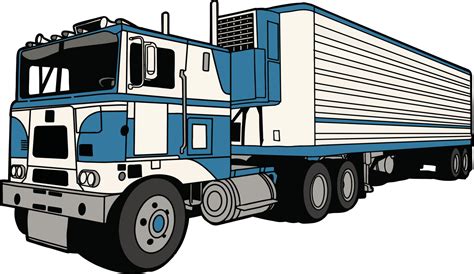 Semi Trailer Truck 10595492 Vector Art At Vecteezy