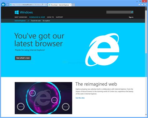 Download Internet Explorer 11 For Windows 10