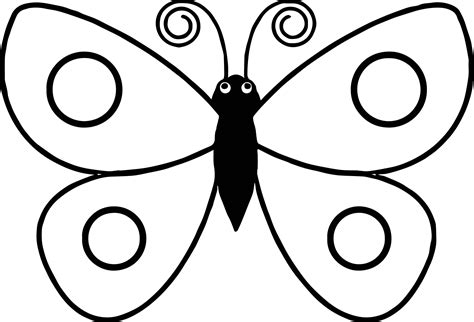 Simple Butterfly Drawing Free Download On Clipartmag