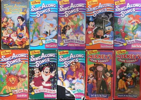 Disney Sing Along Songs Vhs Max