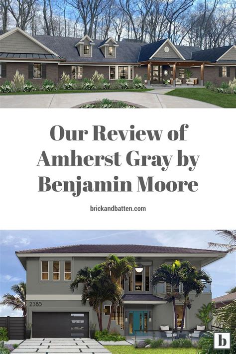 Our Review Of Amherst Gray By Benjamin Moore Brickandbatten Exterior