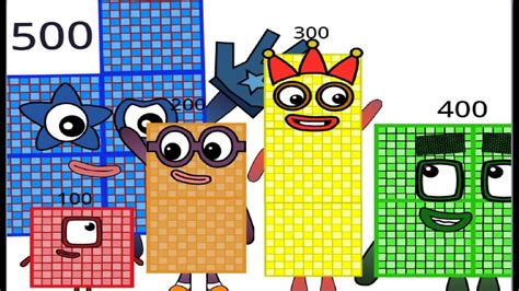 Numberblocks Cubes From 1 To 1000 Youtube