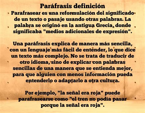 ¿qué Es La Paráfrasis Tipos De Paráfrasis Y Cómo Hacerla