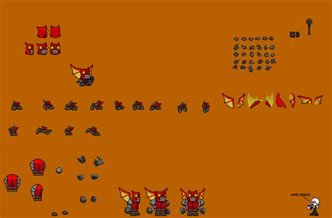 Fire Demon Sprite Sheet By Madness8 On Deviantart