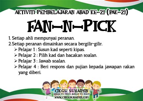 47 Aktiviti Pembelajaran Abad Ke 21 PAK 21 Dengan Grafik Yang Menarik