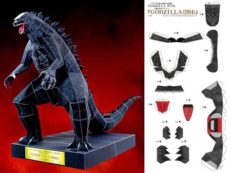 Tektonten Papercraft Godzilla 2014 Paper Model Paper Models