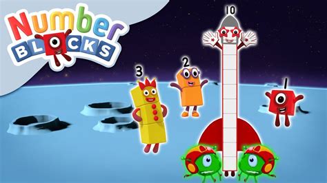 Numberblocks 100 Number 100 Blast Off Learn To Count Youtube Images