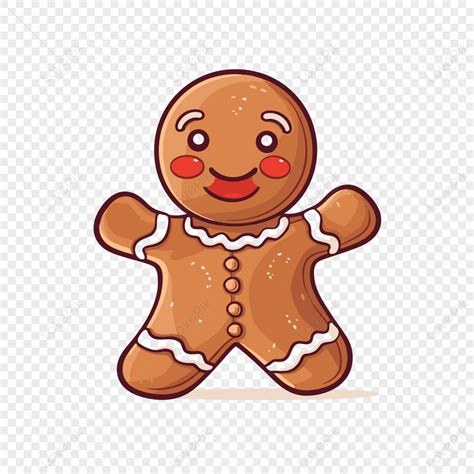 Printable Gingerbread Man Clipart Christmas Gingerbread Character