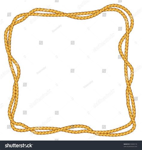 Vector Rope Border 55900174 Shutterstock