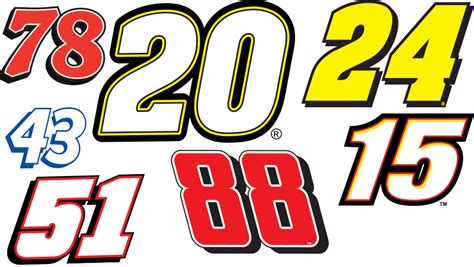 Nascar Car Number Logos Images And Photos Finder